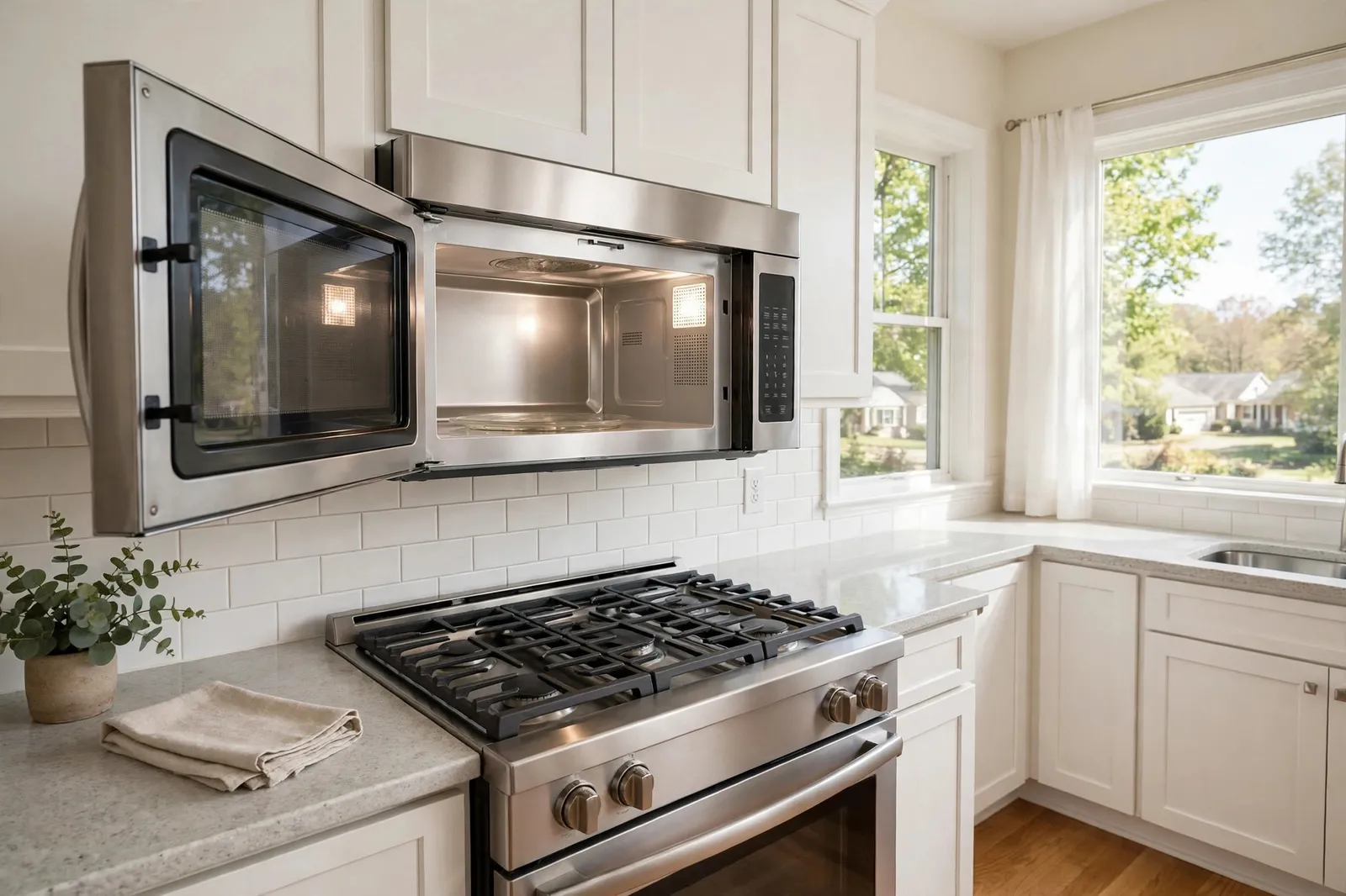 Microwave Repair — Over-the-Range Microwave in Wakefield by Waldorf Appliance Repair