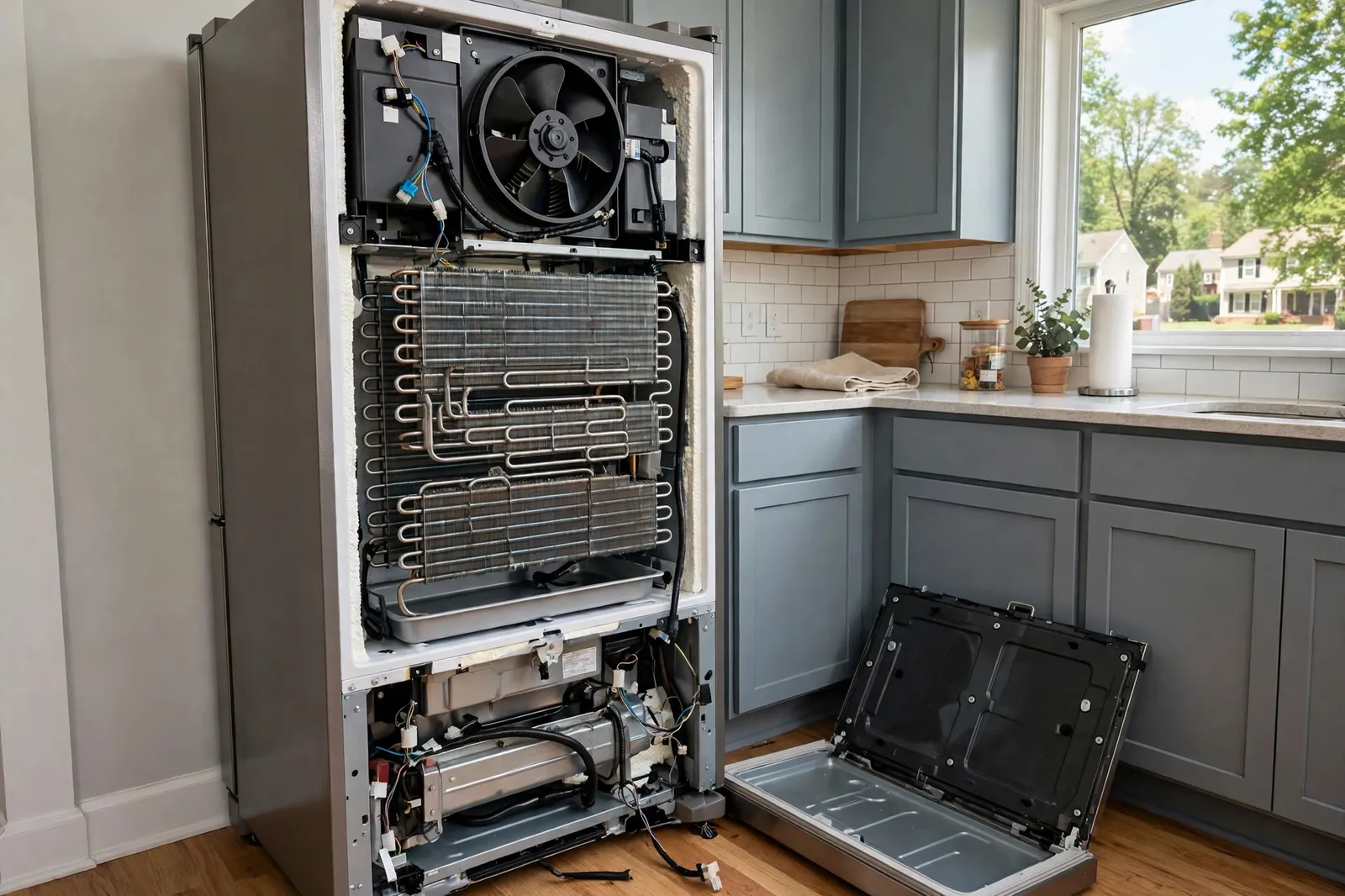 Refrigerator Repair — Warm Fresh Food Side in a Pinefield Kitchen by Waldorf Appliance Repair