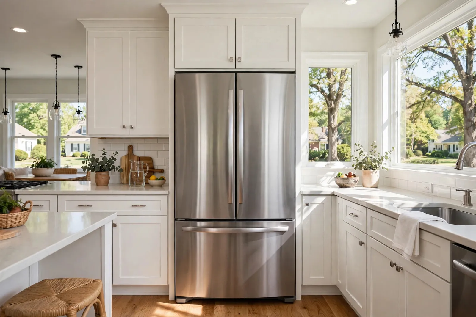 Samsung and LG Appliance Service — Samsung Refrigerator Fan and Defrost Drain in Wakefield by Waldorf Appliance Repair